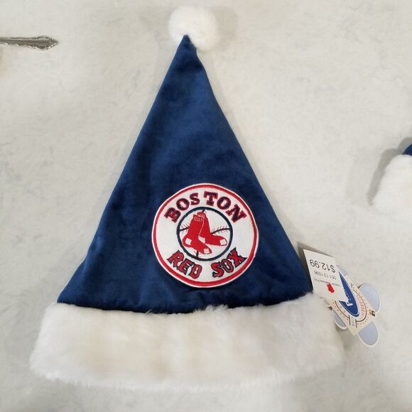 boston red sox forever collectables santa hat nwt licensed child sized - Picture 1 of 8